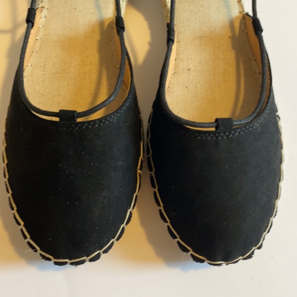 ✨BRAND NEW✨ MOSSIMO BLACK ESPADRILLE WITH ANKLE LACES - Picture 5 of 13